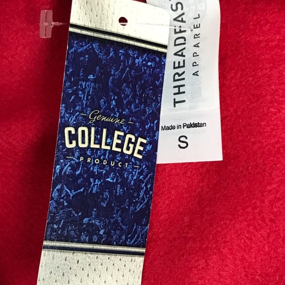 NWT Wisconsin Badgers Red 2020 Rose Bowl Full Zip Hooded Sweatshirt - Picture 4 of 9